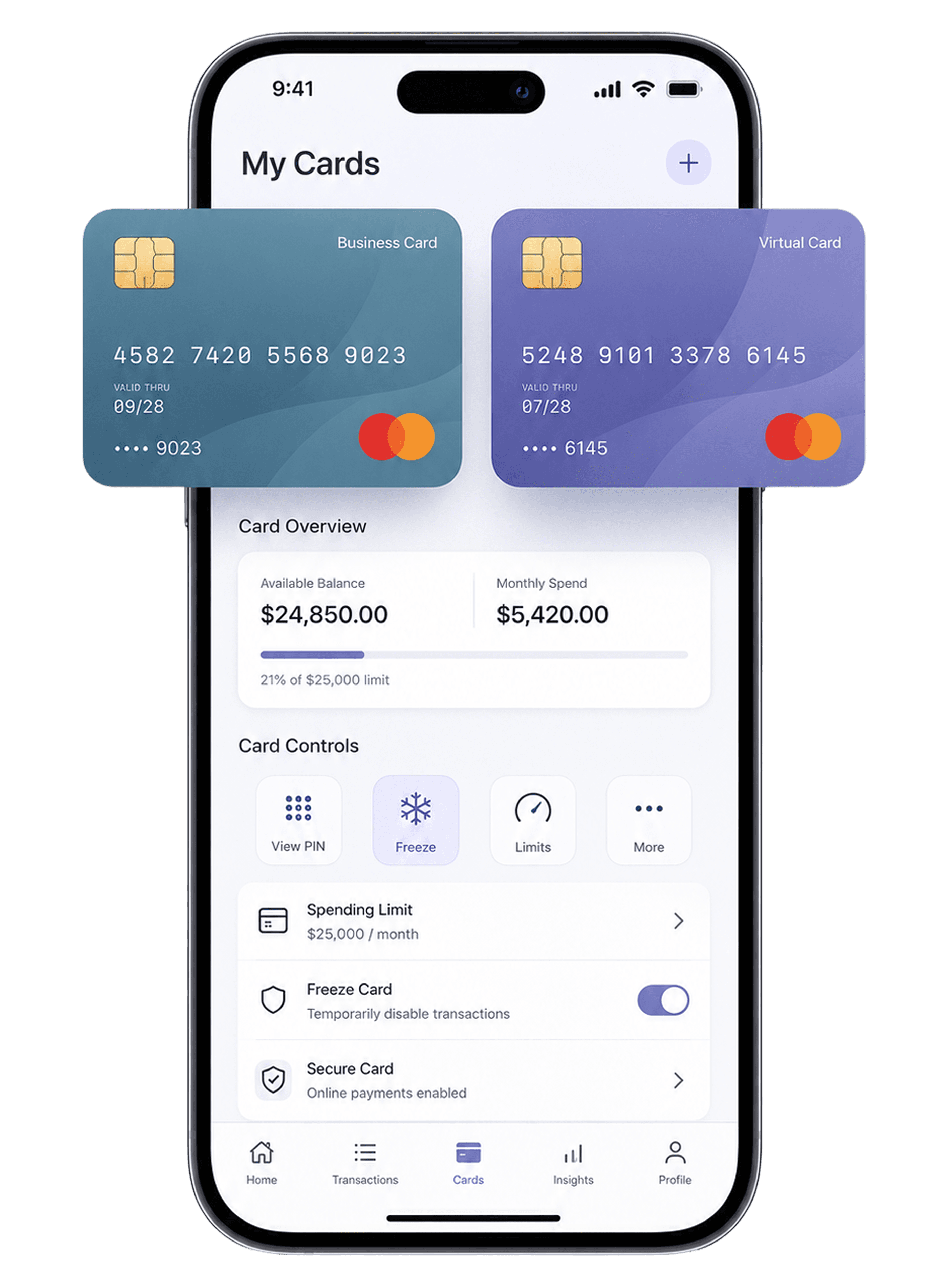 End-to-End Card Management System